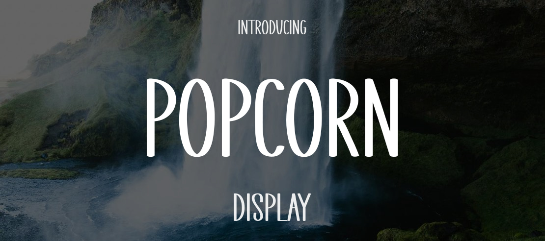 Popcorn Font