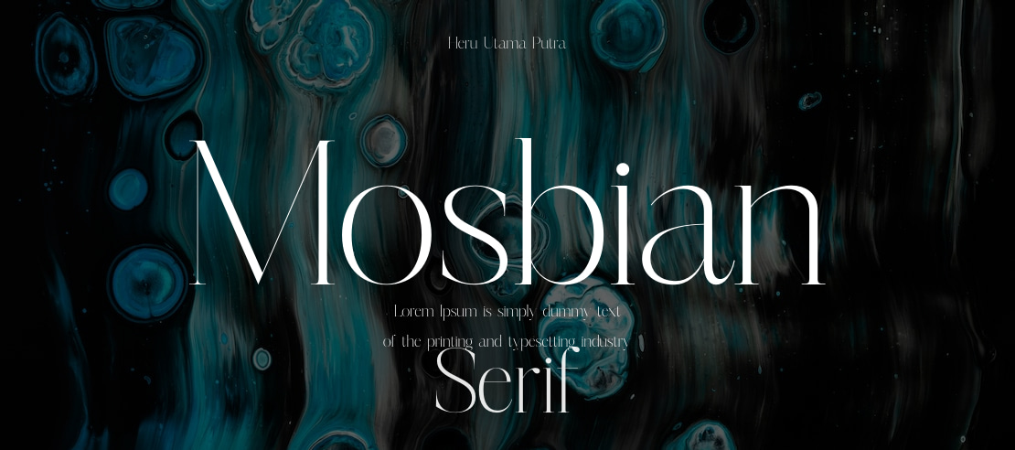 Mosbian Font