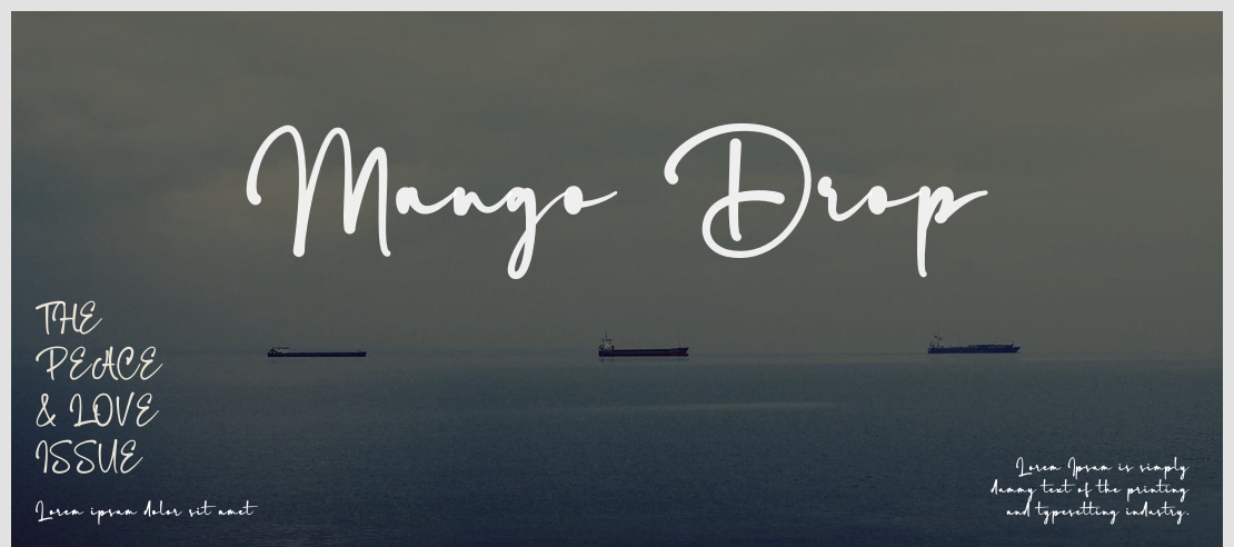 Mango Drop Font