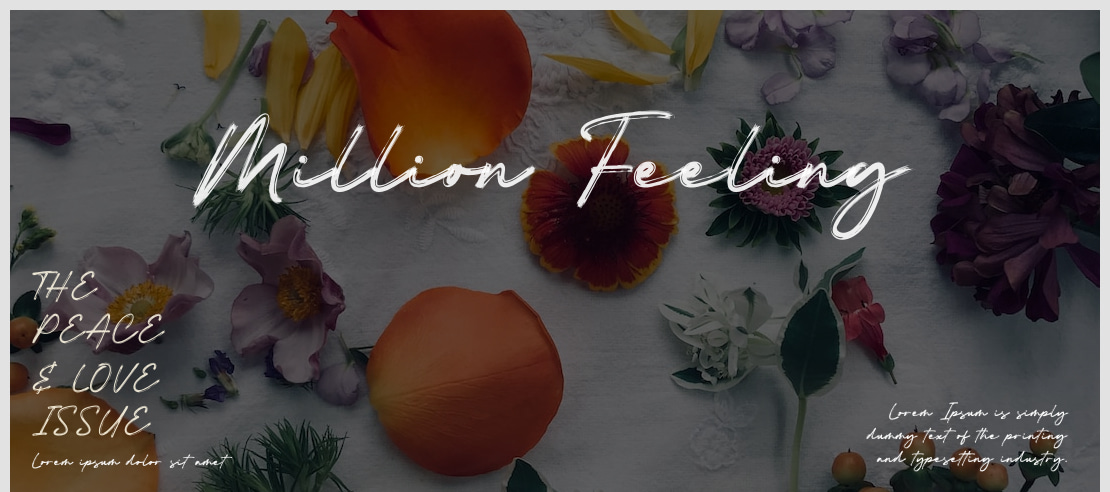 Million Feeling Font