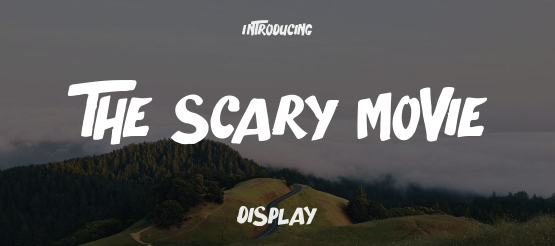 The Scary Movie Font