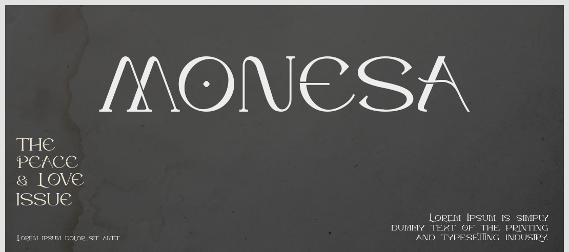 MONESA Font