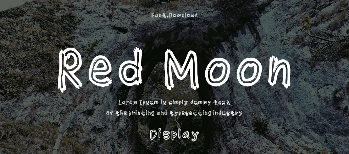 Red Moon Font