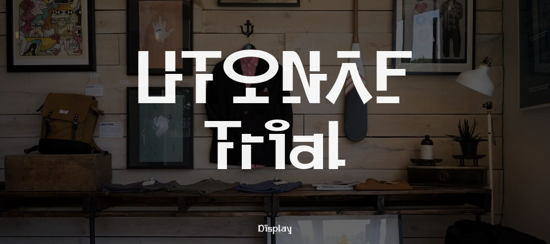UTONAF Trial Font