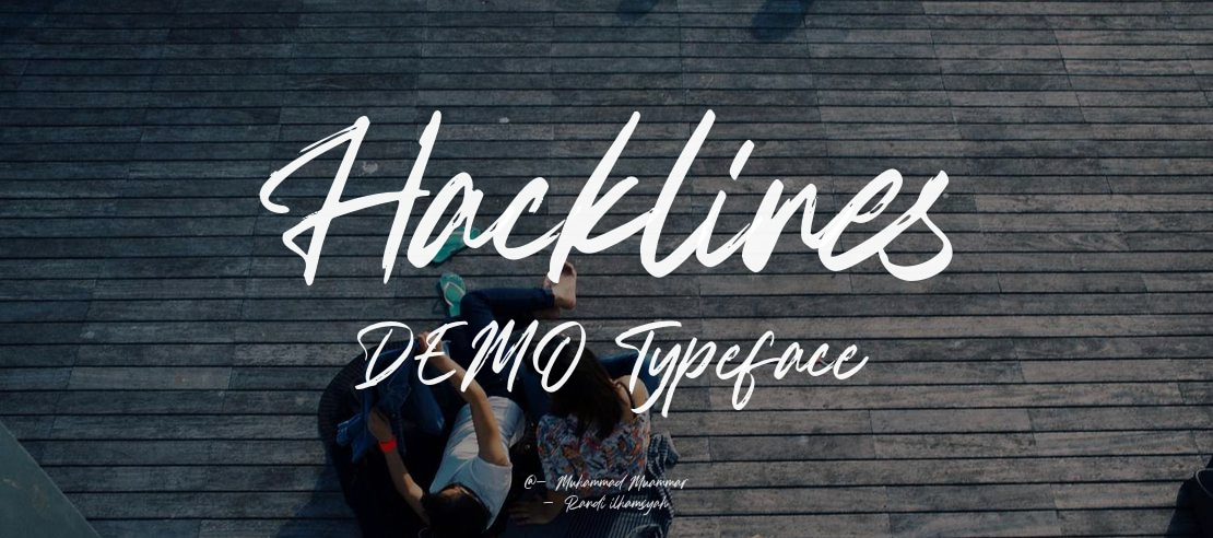 Hacklines DEMO Font