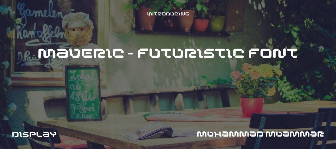 Maveric - Futuristic Font