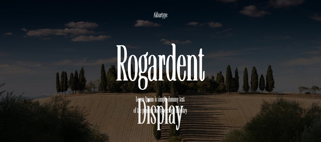 Rogardent Font Family