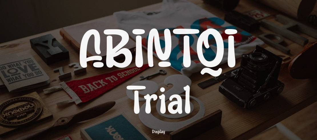 ABINTQI Trial Font