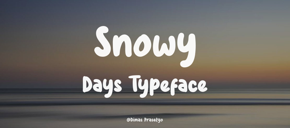 Snowy Days Font
