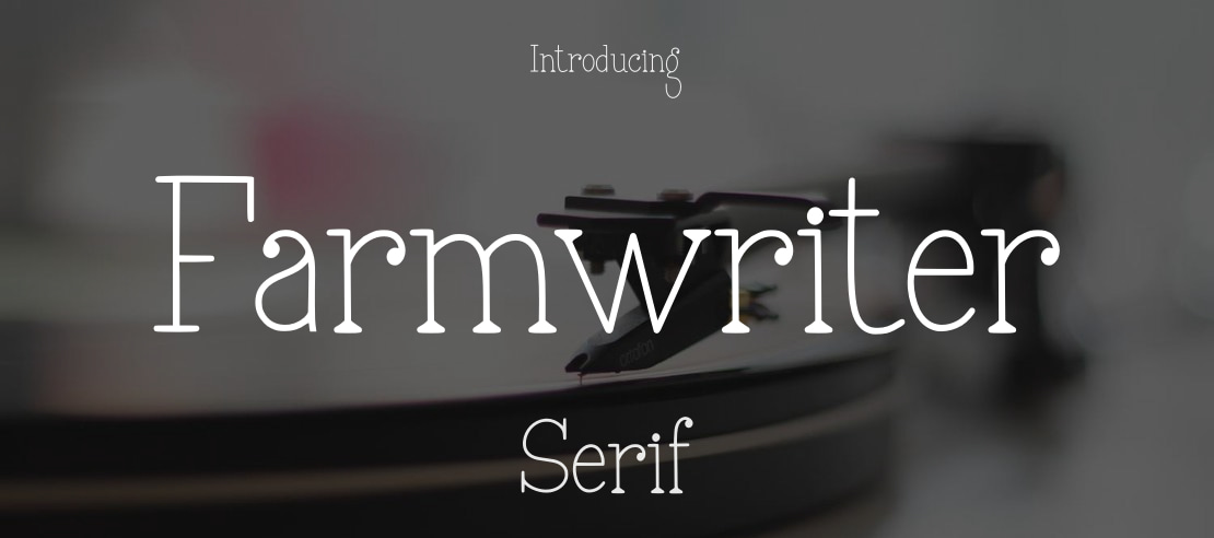 Farmwriter Font