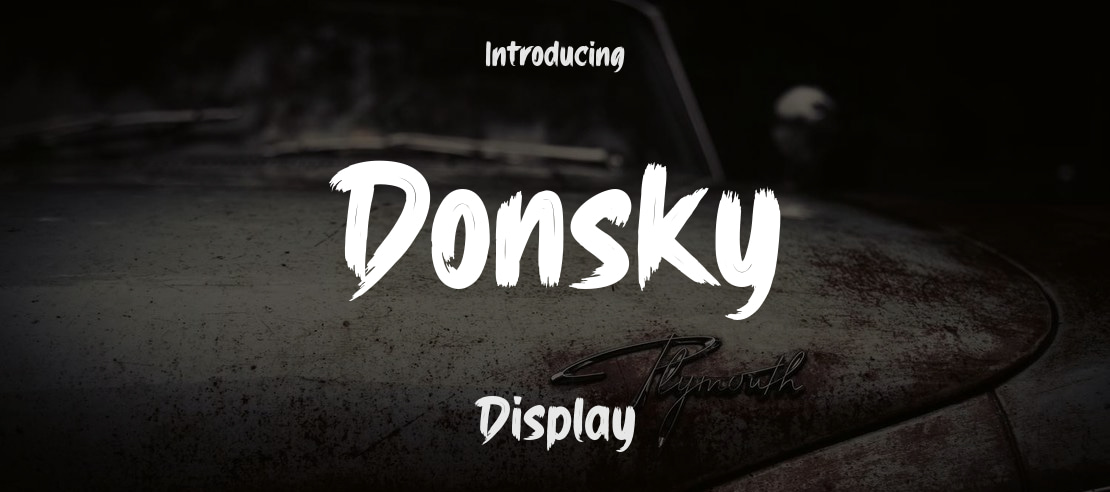 Donsky Font