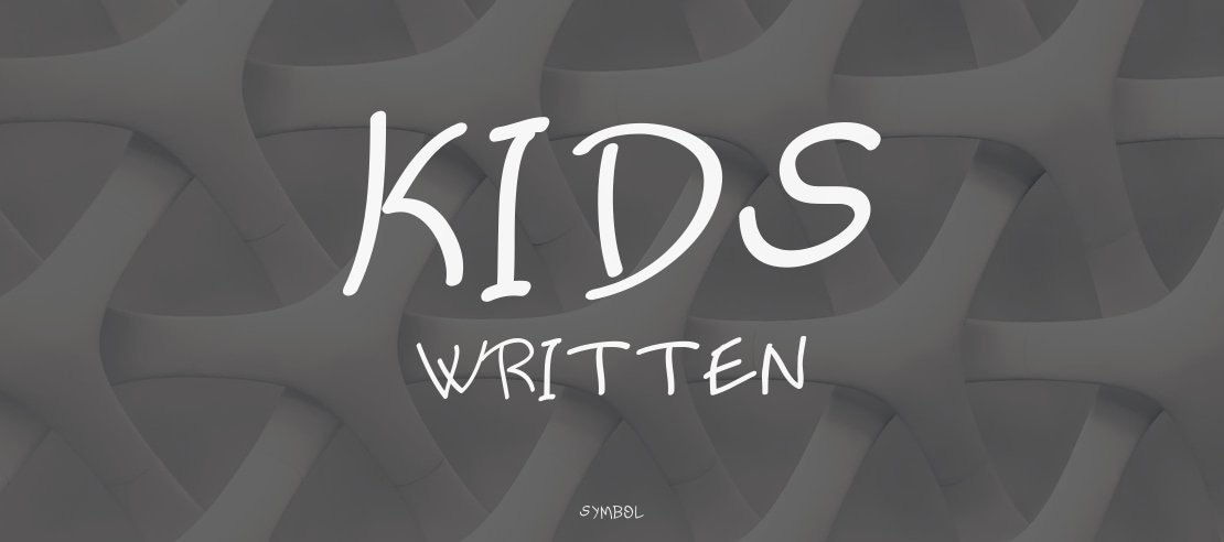 Kids Written Font