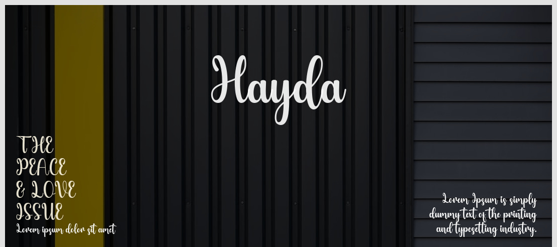 Hayda Font