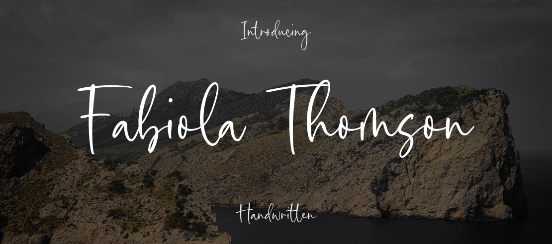 Fabiola Thomson Font