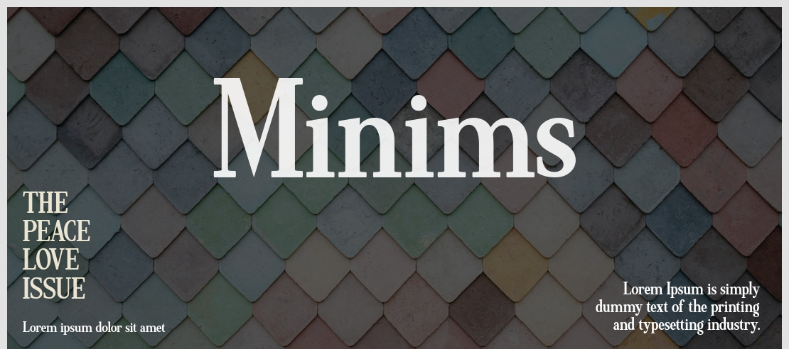 Minims Font