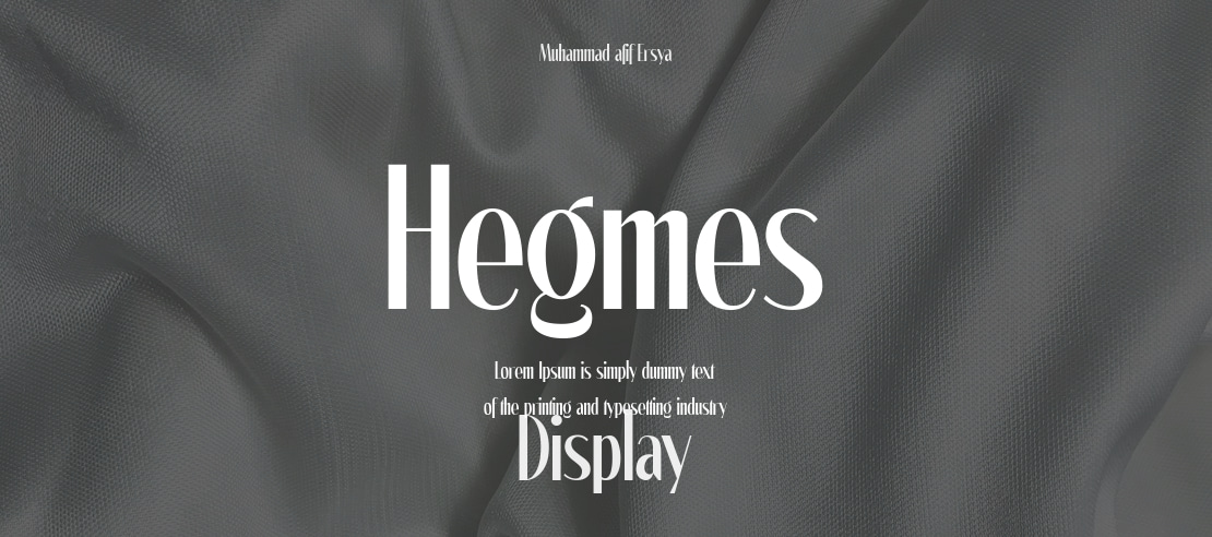 Hegmes Font