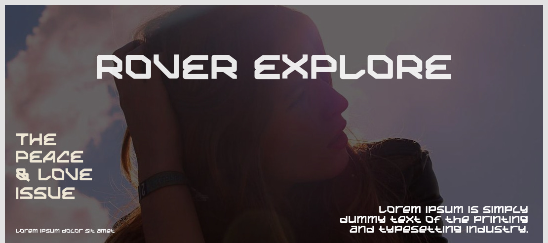 ROVER EXPLORE Font