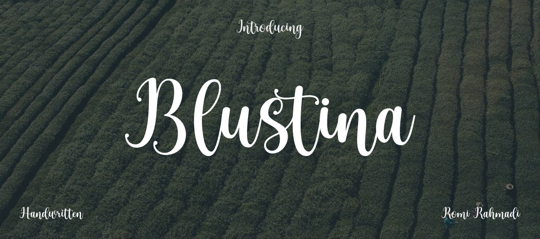 Blustina Font Family