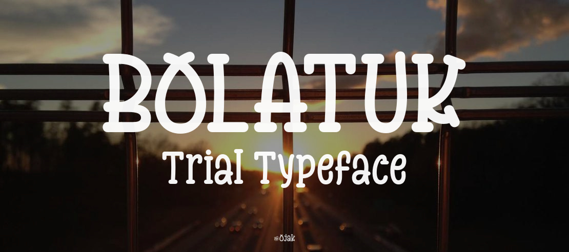 BOLATUK Trial Font