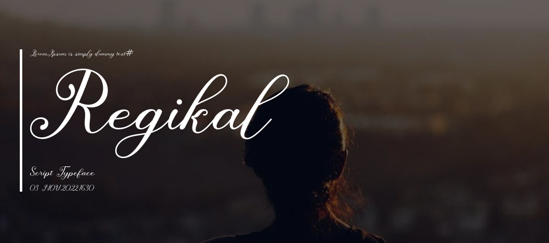 Regikal Script Font