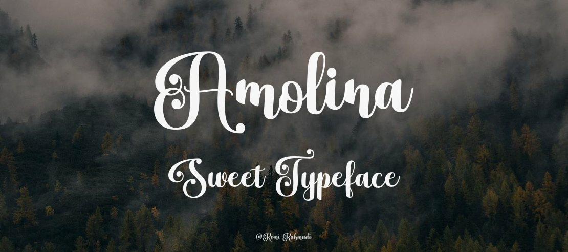 Amolina Sweet Font
