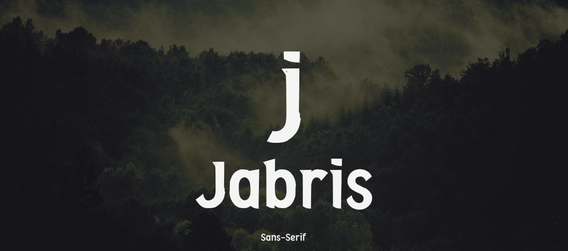 j Jabris Font