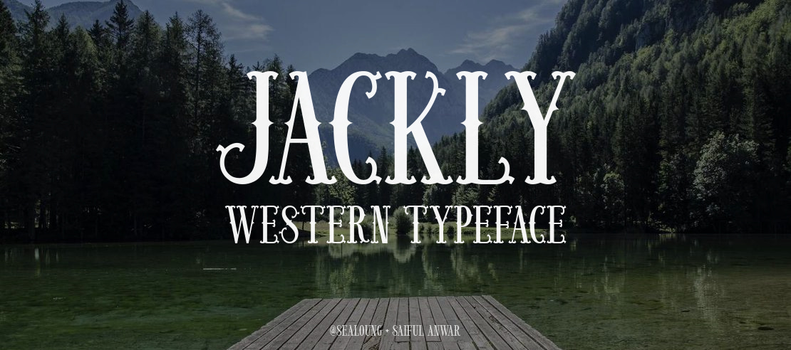 Jackly Western Font