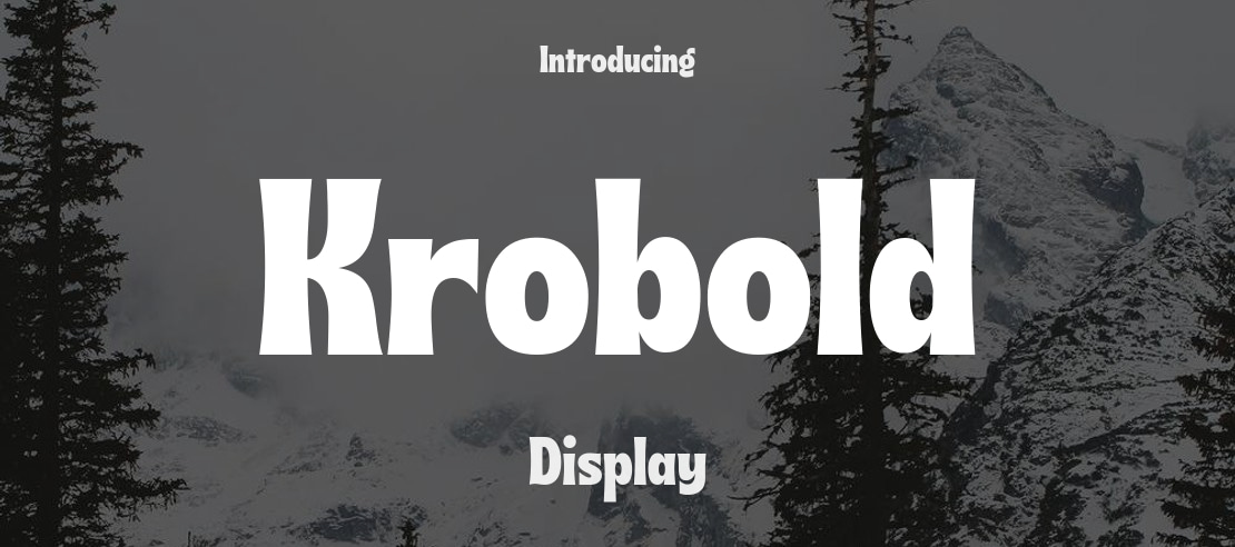 Krobold Font