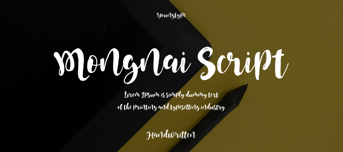 Mongnai Script Font