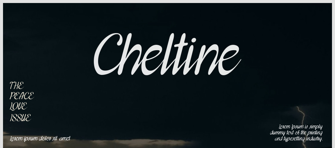 Cheltine Font