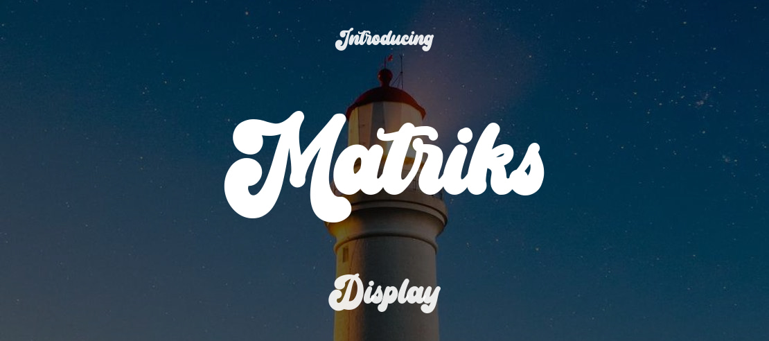 Matriks Font