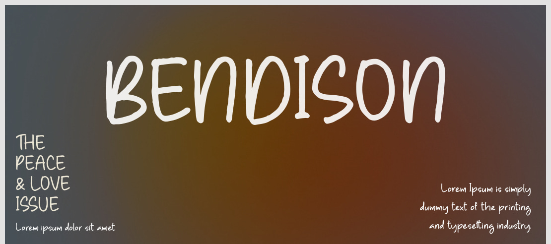 BENDISON Font