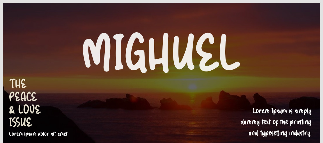 MIGHUEL Font