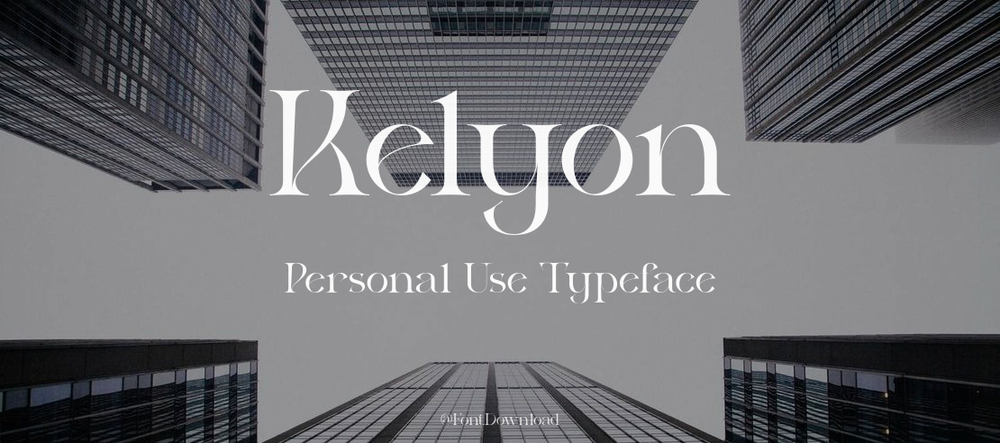 Kelyon Personal Use Font
