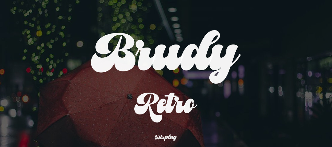 Brudy Retro Font