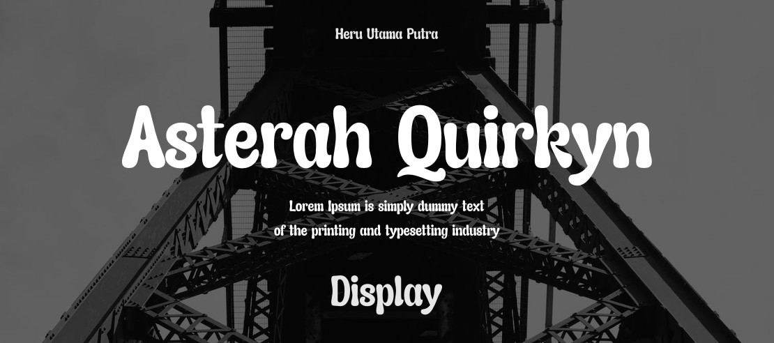 Asterah Quirkyn Font