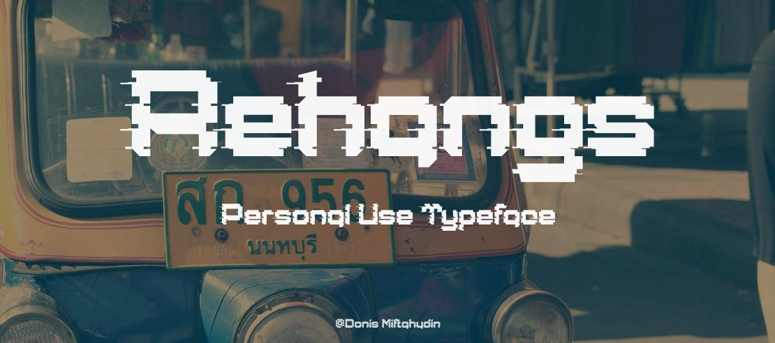 Rehangs Personal Use Font