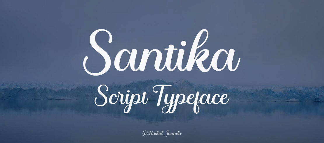 Santika Script Font