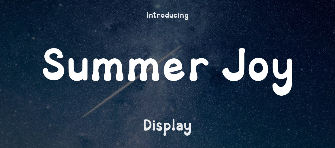 Summer Joy Font