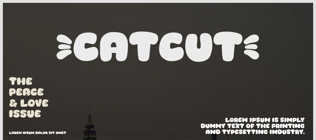 Catcut Font