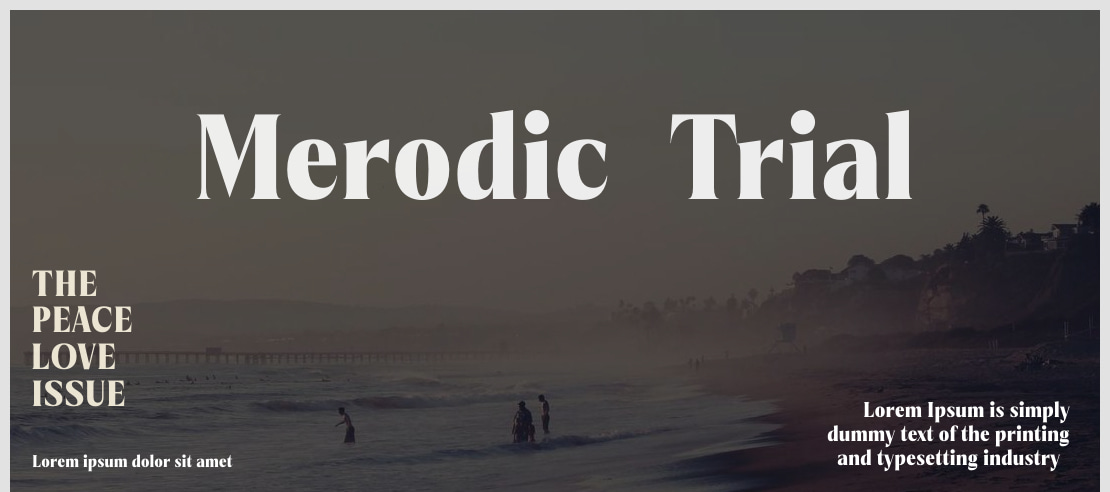 Merodic-Trial Font