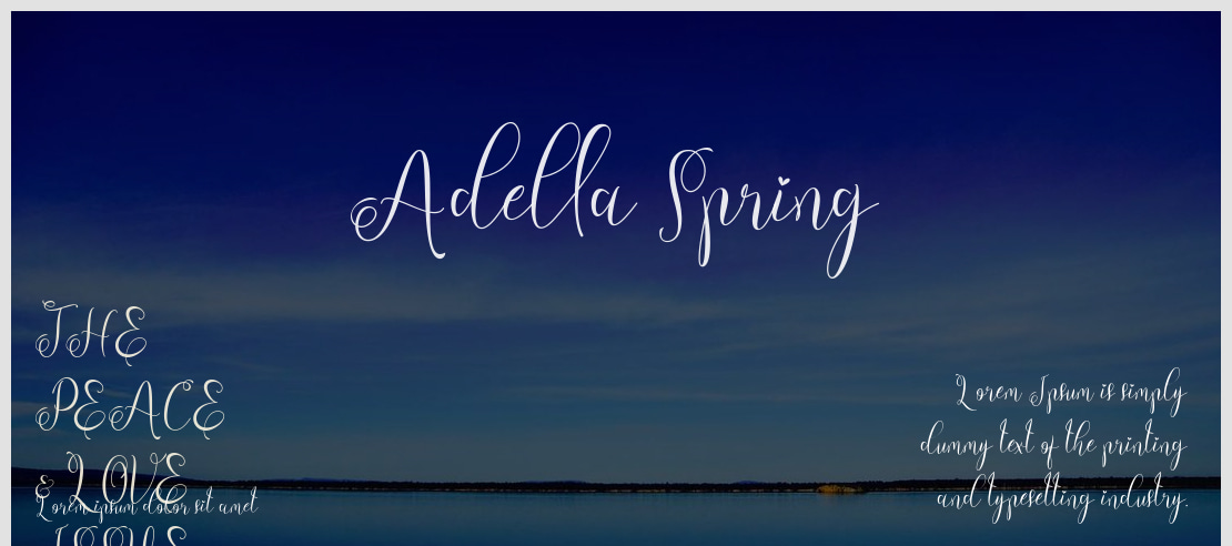Adella Spring Font