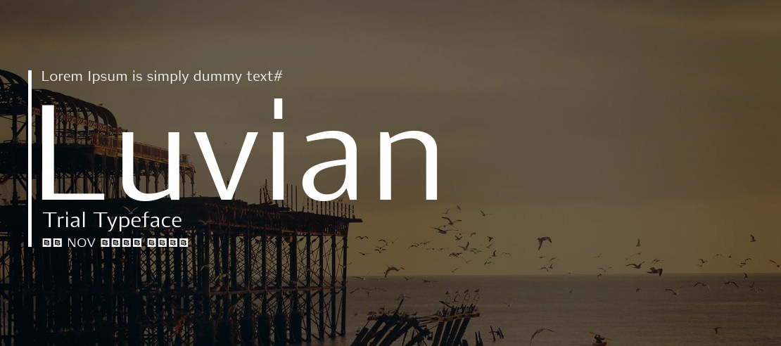 Luvian Trial Font Family