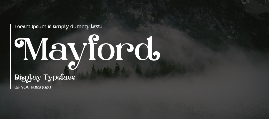 Mayford Display Font