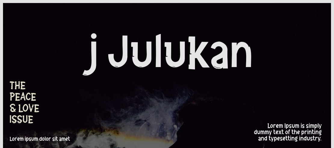 j Julukan Font