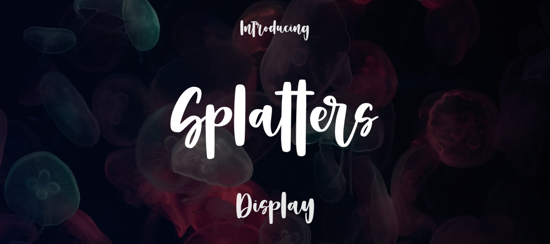 Splatters Font