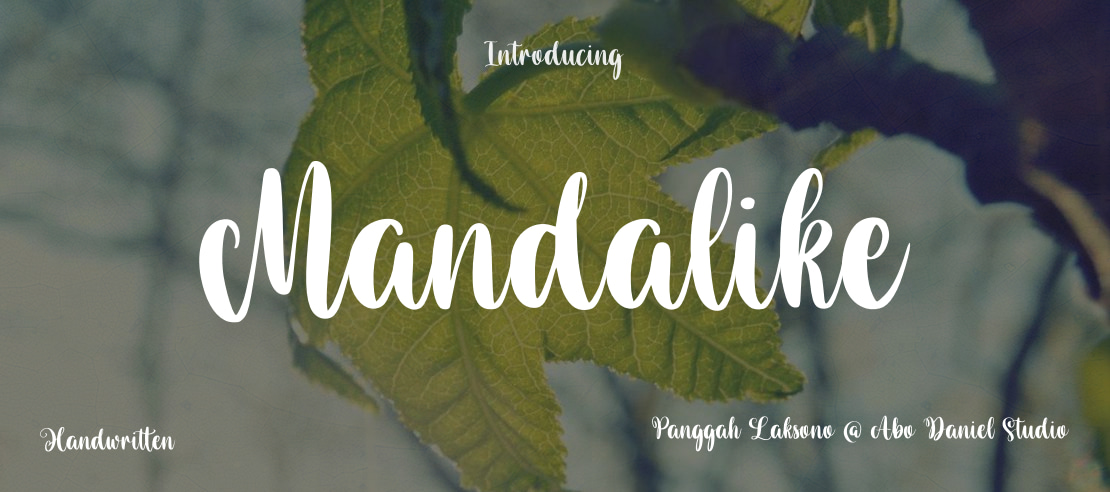 Mandalike Font