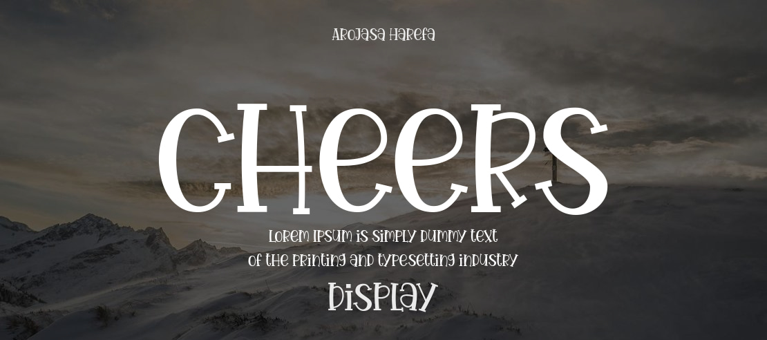 Cheers Font