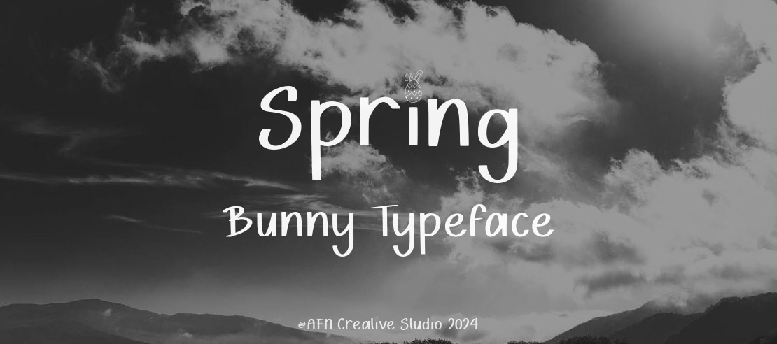 Spring Bunny Font