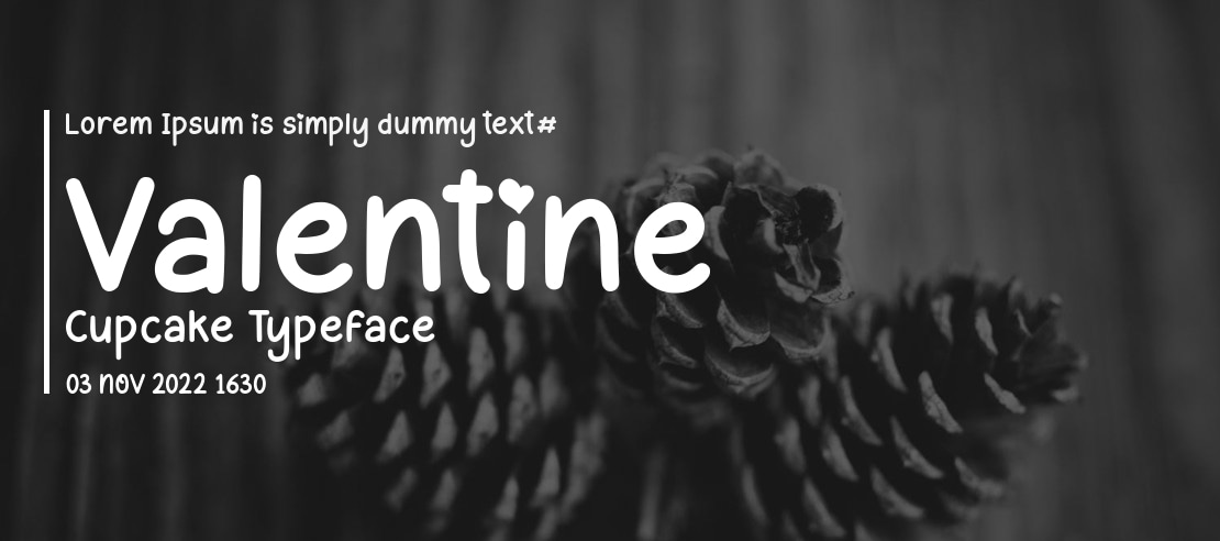 Valentine Cupcake Font